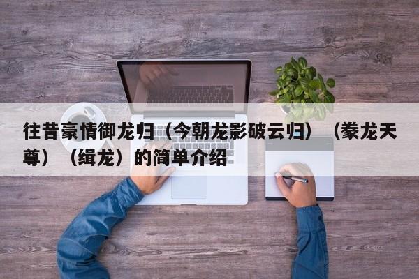 往昔豪情御龙归(今朝龙影破云归)(豢龙天尊)(缉龙)的简单介绍